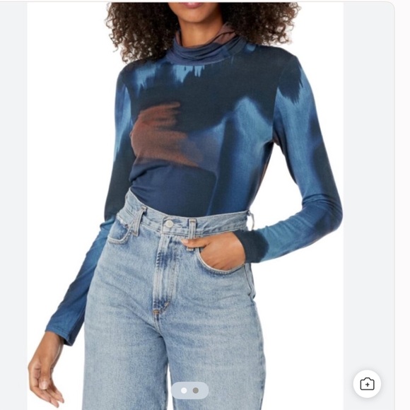 Michael Stars Tops - Michael Stars Clara Turtle neck long sleeve blouse size XL